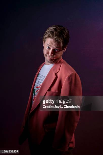 Actor Tim Heidecker from 'Spin Me Round' is photographed for Los Angeles Times on March 12, 2022 at SXSW Film Festival in Austin, Texas. PUBLISHED...