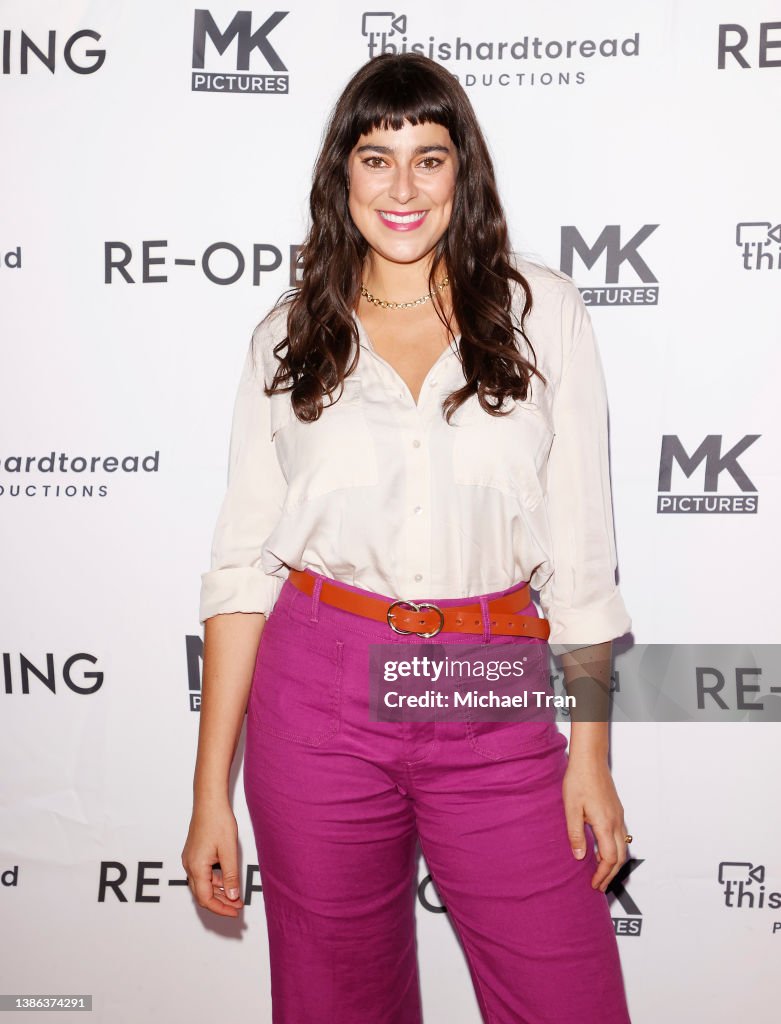 Los Angeles Film Premiere Of "Re-Opening"