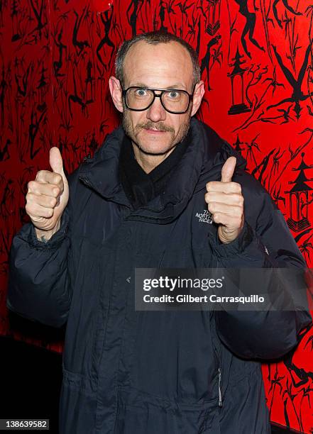 Photographer Terry Richardson attends the Annabelle Dexter-Jones Collection Premiere Dinner at Le Baron on February 9, 2012 in New York City.