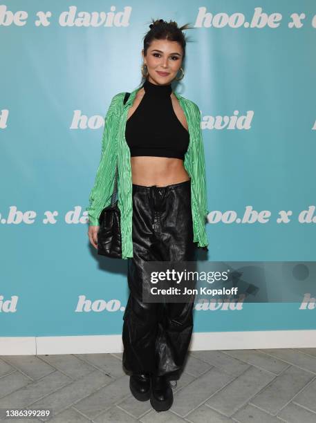 Olivia Jade attends hoo.be fest hosted by David Dobrik on March 17, 2022 in Sherman Oaks, California.