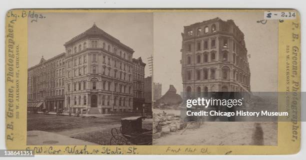 Chicago First Founded Great Fire Of Chicago Photos and Premium High Res Pictures - Getty Images