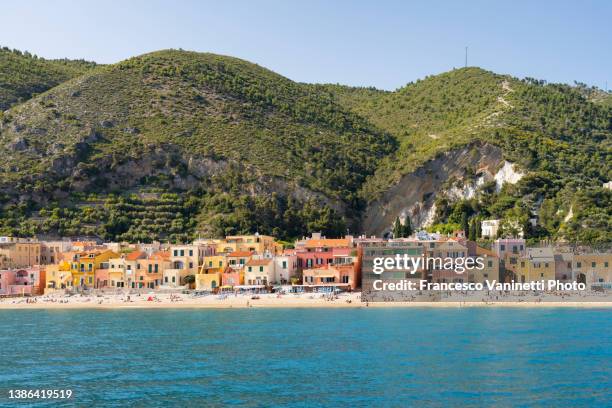 varigotti village, liguria, italy. - liguria foto e immagini stock