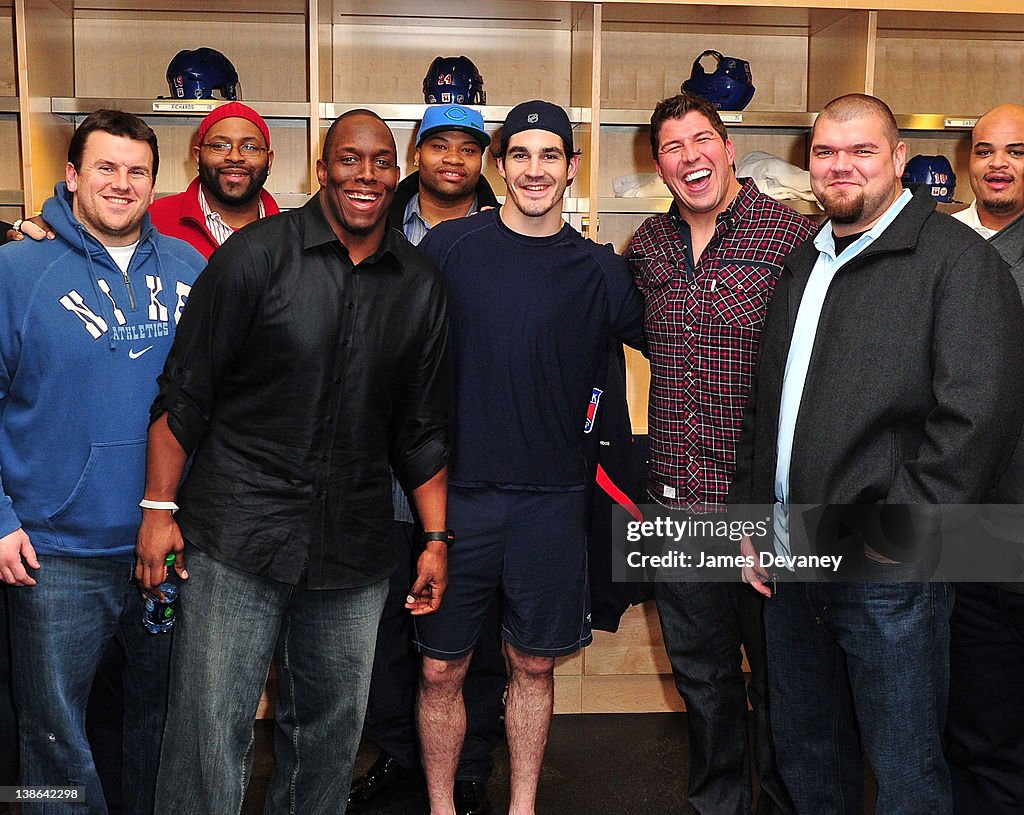 Celebrities Attend The Tampa Bay Lightning Vs The New York Rangers Game - February 9, 2012