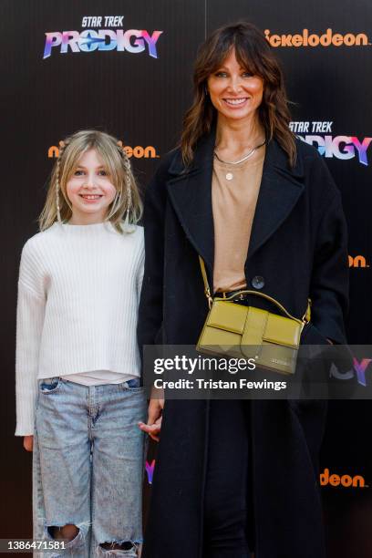 Lou Teasdale attends the Star Trek: Prodigy screening at BAFTA on March 19, 2022 in London, England.