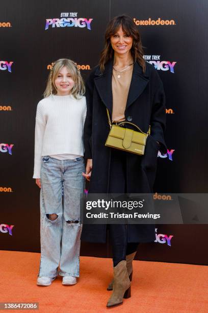 Lou Teasdale attends the Star Trek: Prodigy screening at BAFTA on March 19, 2022 in London, England.