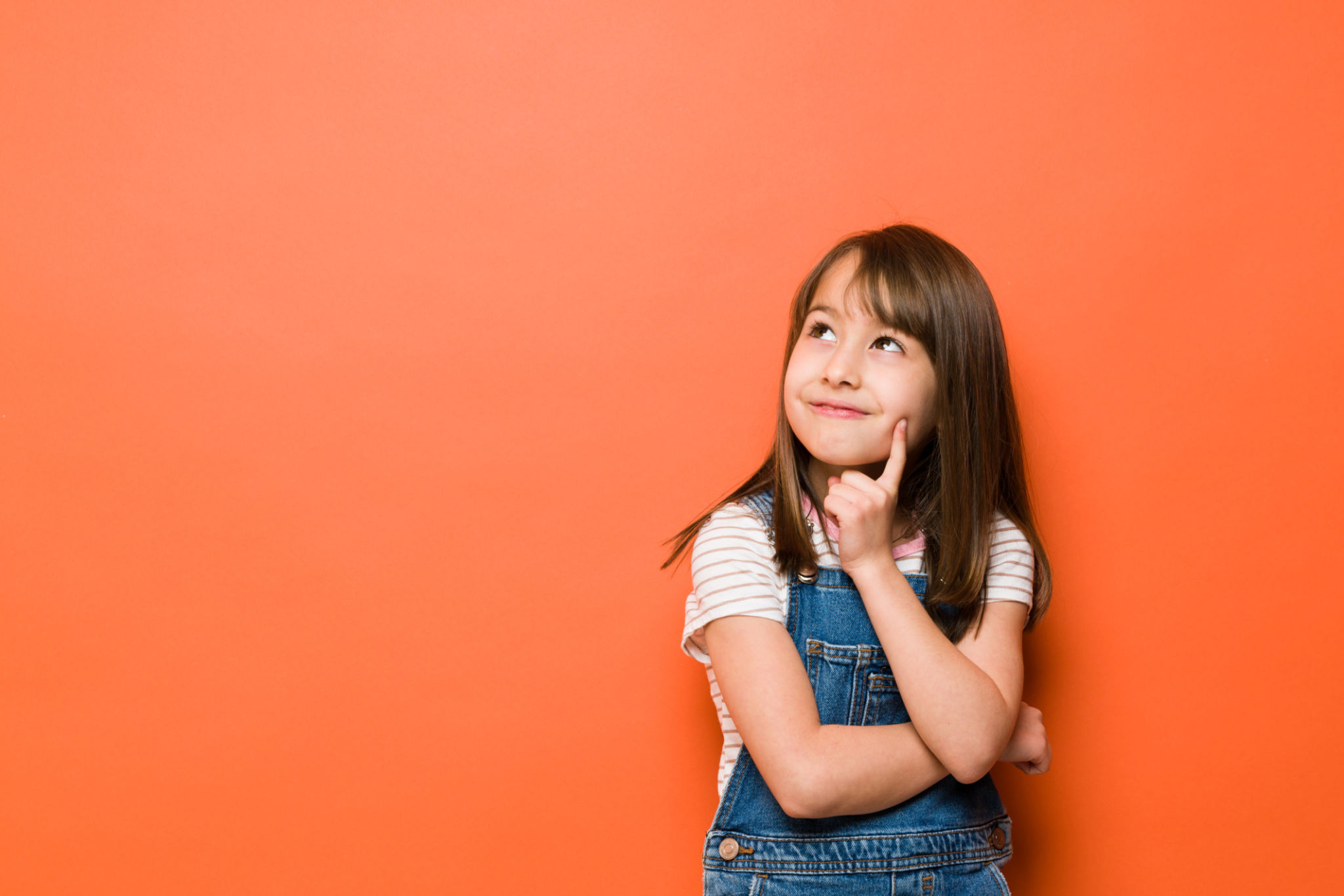 child thinking