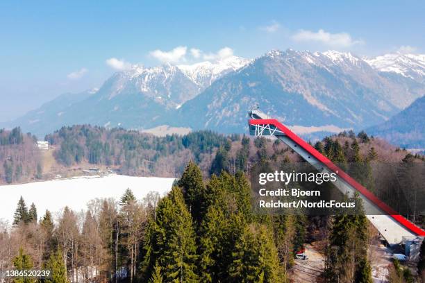 Feature: Heini-Klopfer-Skiflugschanze, Heini-Klopfer-Skiflying hill before the Individual HS235 at the FIS World Cup Ski Flying Men Oberstdorf at on...