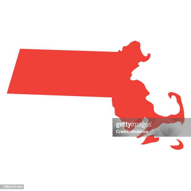 massachusetts state icon - massachusetts stock illustrations