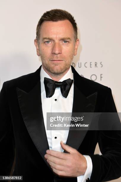 Ewan McGregor attends the 33rd Annual Producers Guild Awards at Fairmont Century Plaza on March 19, 2022 in Los Angeles, California.