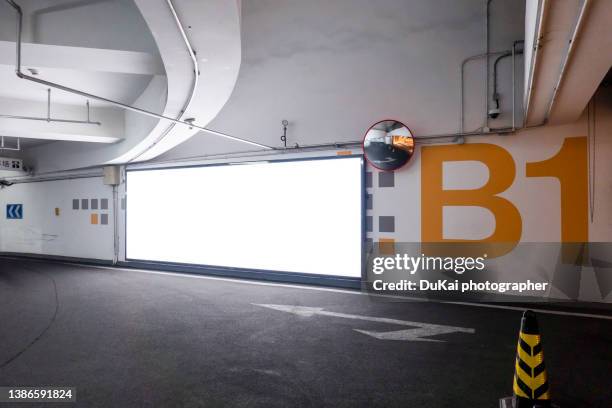 entrance of the underground garage - beijing sign stock pictures, royalty-free photos & images