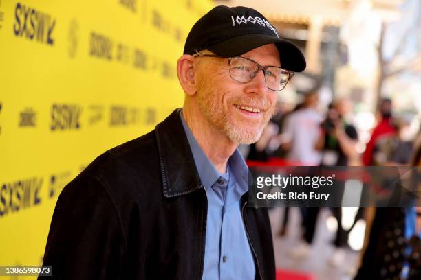 Ron Howard attends the premiere of "We Feed People" during the 2022 SXSW Conference and Festivals at The Paramount Theatre on March 19, 2022 in...