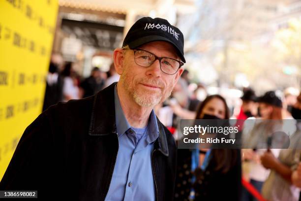 Ron Howard attends the premiere of "We Feed People" during the 2022 SXSW Conference and Festivals at The Paramount Theatre on March 19, 2022 in...