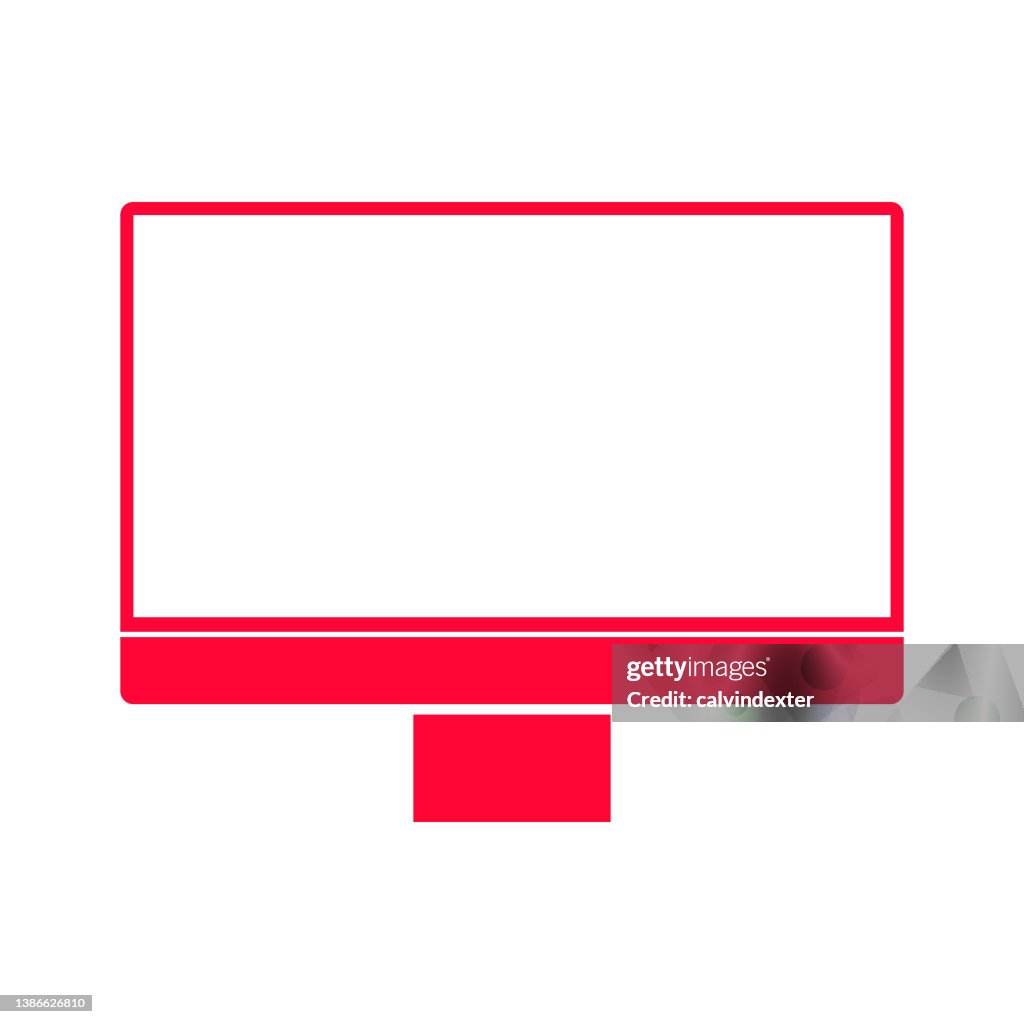 Desktop Computer Cut Out Desktop Computer Design High-Res Vector Graphic - Getty Images
