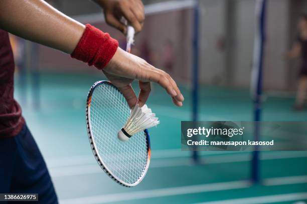 badminton. - womens badminton bildbanksfoton och bilder