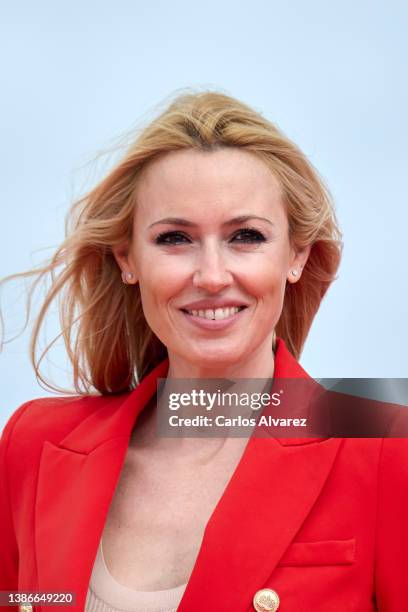 Actress Carolina Cerezuela attends the 'Camera Cafe' photocall during the 25th Malaga Film Festival day 3 on March 20, 2022 in Malaga, Spain.