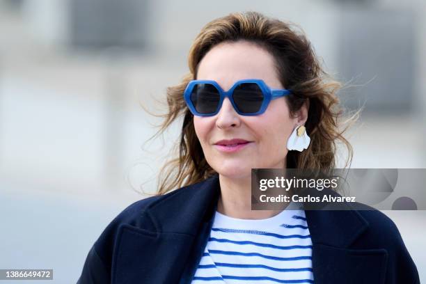 Actress Ana Milan attends the 'Camera Cafe' photocall during the 25th Malaga Film Festival day 3 on March 20, 2022 in Malaga, Spain.