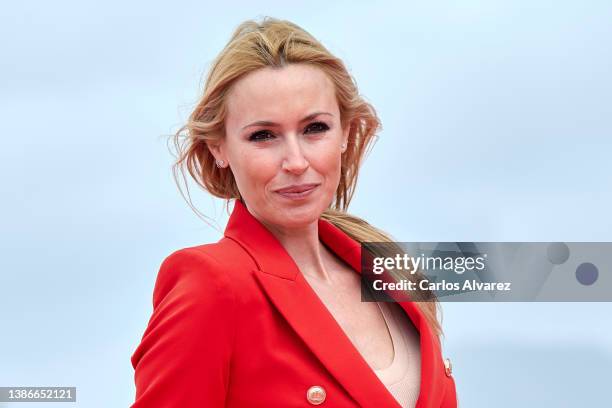 Actress Carolina Cerezuela attends the 'Camera Cafe' photocall during the 25th Malaga Film Festival day 3 on March 20, 2022 in Malaga, Spain.