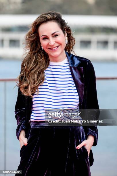 Ana Milan attends the 'Camera Cafe' photocall during 25th Malaga Film Festival on March 20, 2022 in Malaga, Spain.