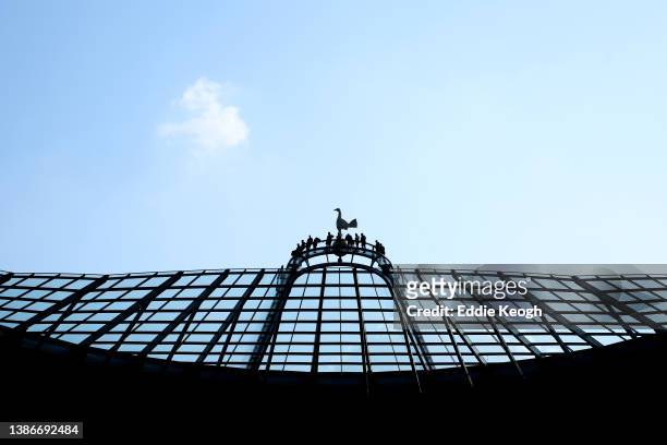 People are seen on the stadium dare skywalk prior to the Premier League match between Tottenham Hotspur and West Ham United at Tottenham Hotspur...