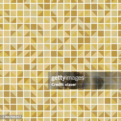 Golden half squares in grid pattern Golden half squares in grid pattern