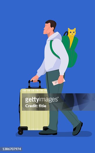 194 Male Hiking Cartoon High Res Illustrations - Getty Images
