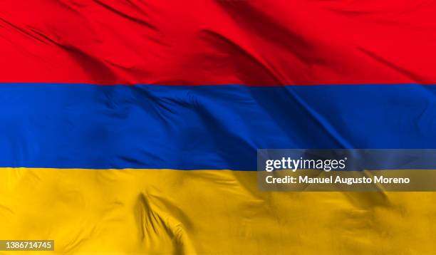 flag of armenia - armenian flag - fotografias e filmes do acervo
