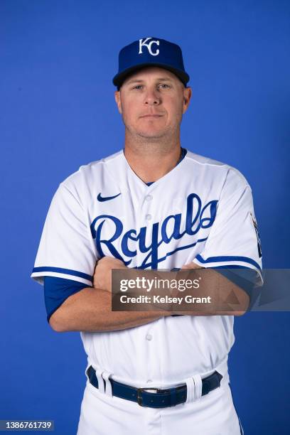 Brad Peacock of the Kansas City Royals poses during Photo Day at Surprise Stadium on March 20, 2022 in Surprise, Arizona.