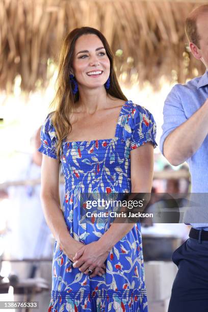 Prince William, Duke of Cambridge and Catherine, Duchess of Cambridge travel to Hopkins, a small village on the coast which is considered the...