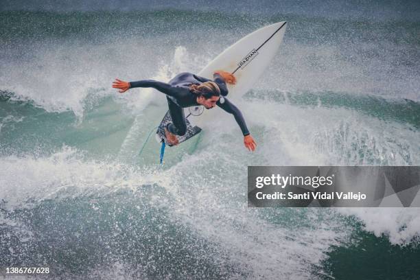 portugal surf scene in peniche - surf rescue stock pictures, royalty-free photos & images
