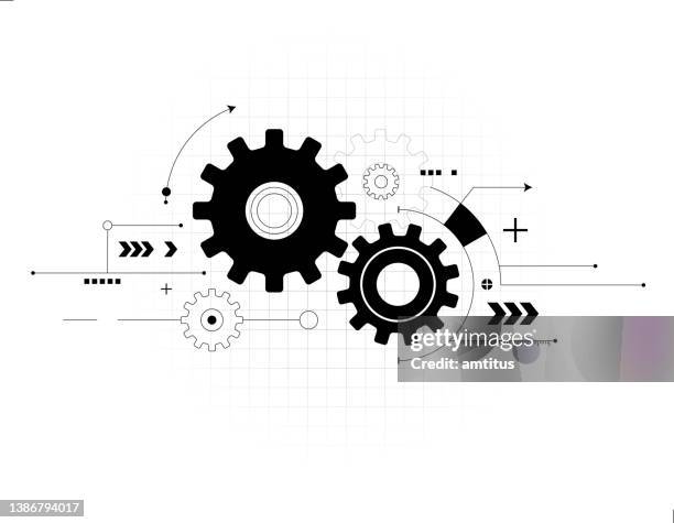 mechanical - robotics alive stock illustrations