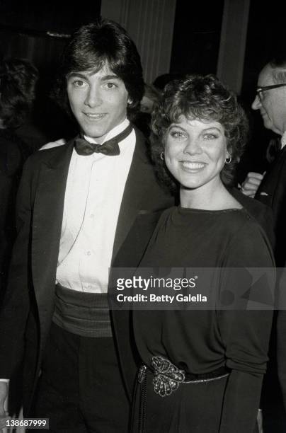 Actor Scott Baio and Actress Erin Moran attending 39th Annual Golden Globe Awards on January 30, 1982 at Beverly Hilton Hotel in Beverly Hills,...