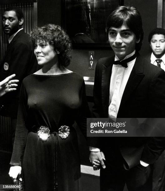 Actress Erin Moran and Scott Baio attending 1982 American Image Awards on October 25, 1982 at Sheraton Center in New York City, New York.