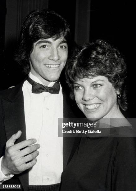 Actor Scott Baio and Actress Erin Moran attending 39th Annual Golden Globe Awards on January 30, 1982 at Beverly Hilton Hotel in Beverly Hills,...