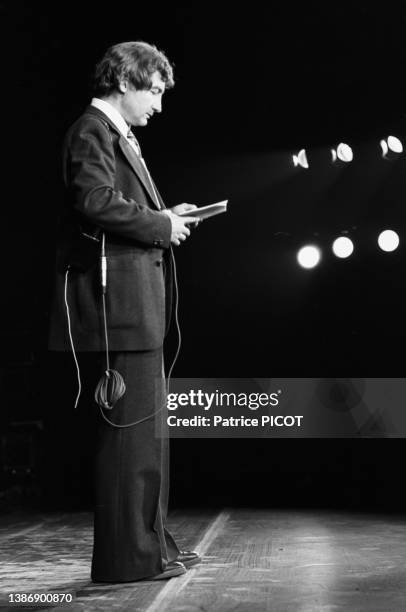 Pierre Desproges à l'Olympia de Paris le 8 septembre 1976