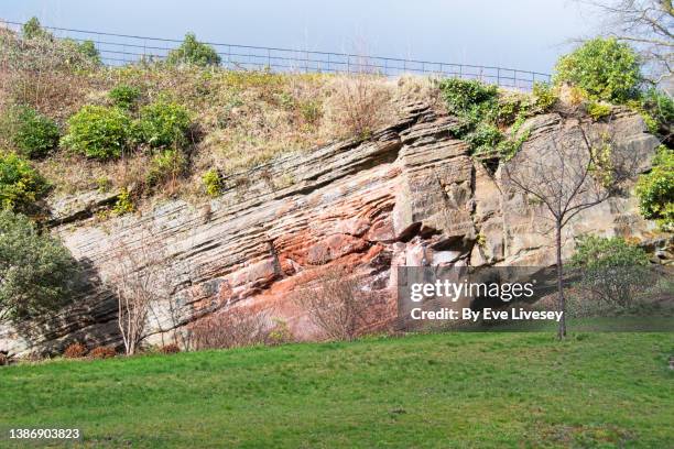 Basement Rocks Escarpment 66 Tilted Sedimentary Rock Layers Stock Photos, High-Res Pictures, and ...