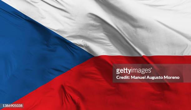 flag of the czech republic (czechia) - czech republic flag stock pictures, royalty-free photos & images