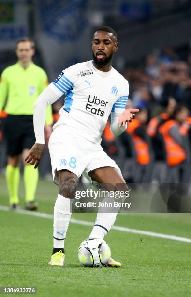 Gerson Santos da Silva of Marseille during the Ligue 1 Uber Eats match between Olympique de Marseille and OGC Nice at Stade Velodrome on March 20,...