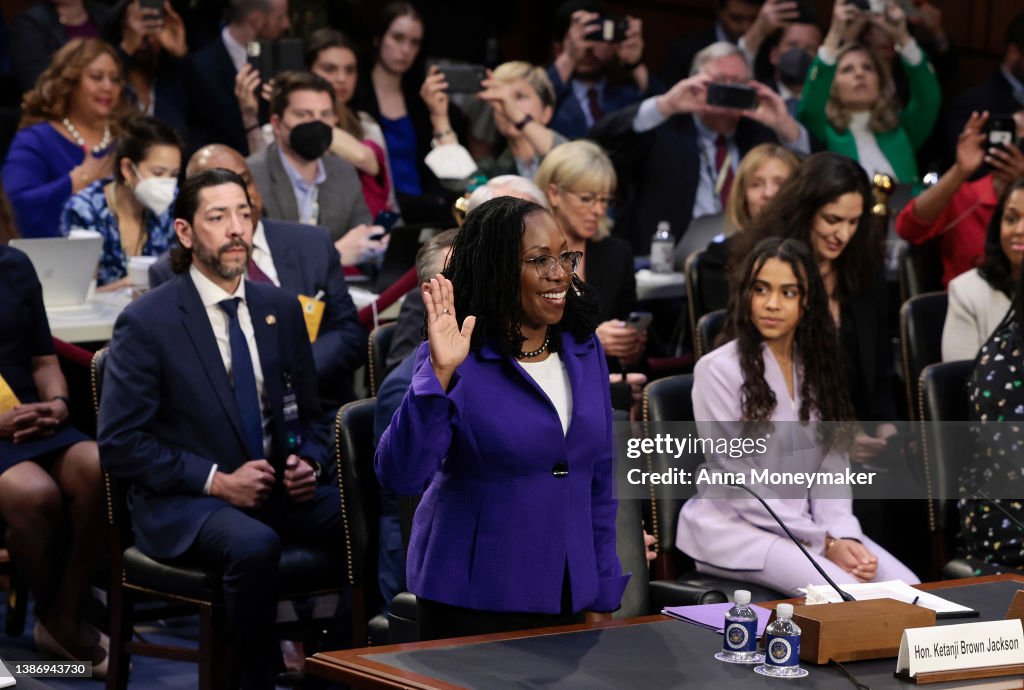 Senate Holds Supreme Court Confirmation Hearings For Ketanji Brown Jackson