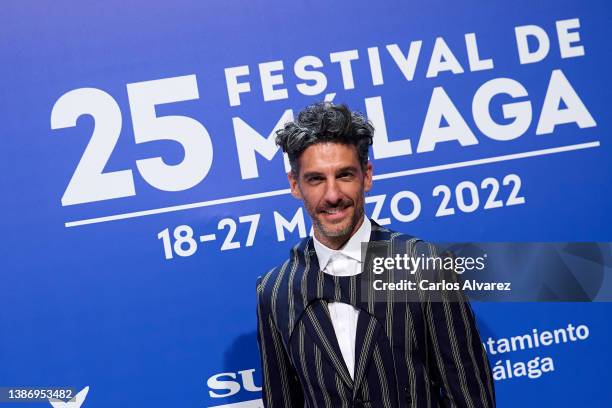 Erick Elias attends the 'Llegaron de Noche' premiere during the 25th Malaga Film Festival day 4 on March 21, 2022 in Malaga, Spain.