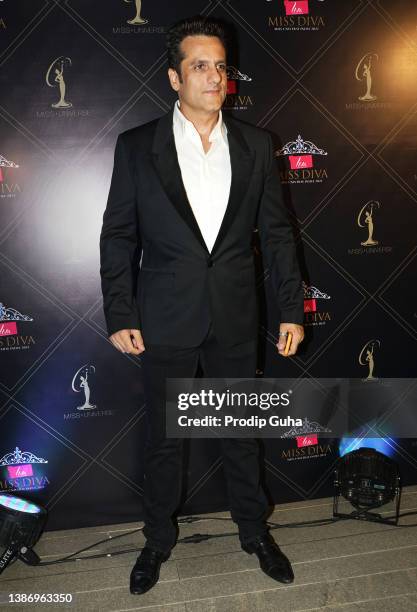 Fardeen Khan attends the Miss Universe 2021 Harnaaz Kaur Sandhu's success celebration on March 21, 2022 in Mumbai, India