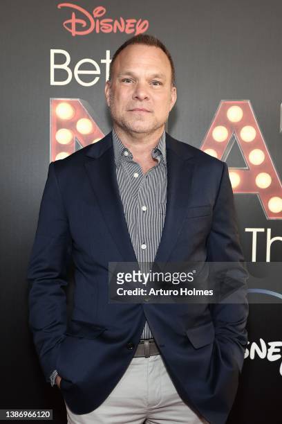 Norbert Leo Butz attends Disney's "Better Nate Than Ever" New York Screening at AMC Empire on March 21, 2022 in New York City.