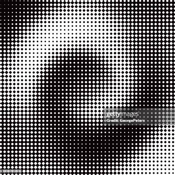 halftone pattern background - weather radar graphic stock illustrations