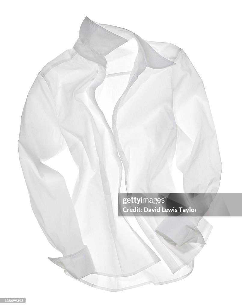 White Shirt On Light Box