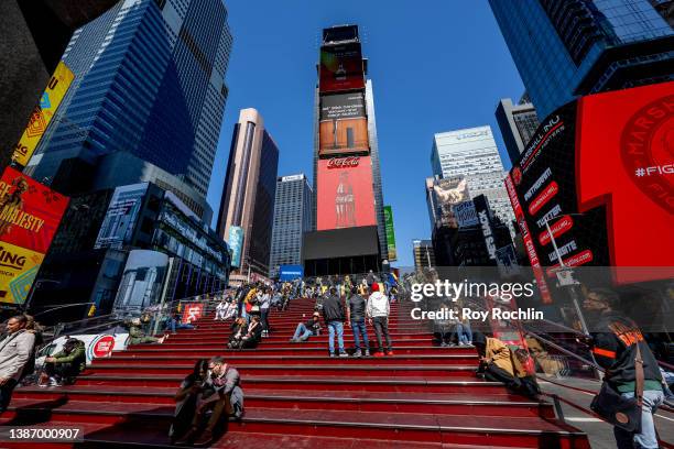 Time Square Railing 560 Tkts Time Square Stock Photos, High-Res Pictures, and Images ...