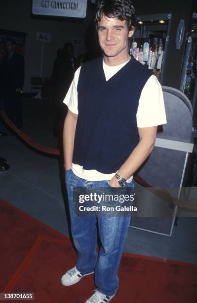 Actor Eddie McClintock attends the "Resident Evil" Hollywood Premiere on March 12, 2002 at Mann's Chinese Theatre in Hollywood, California.