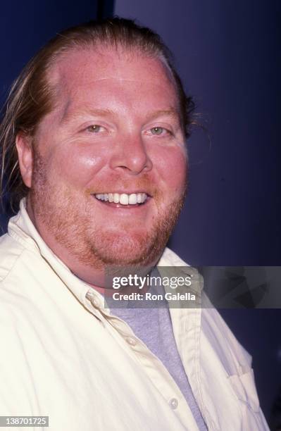 Chef Mario Batali attends New York City Tap Festival "Tap City" on July 12, 2001 at the Duke in New York City.