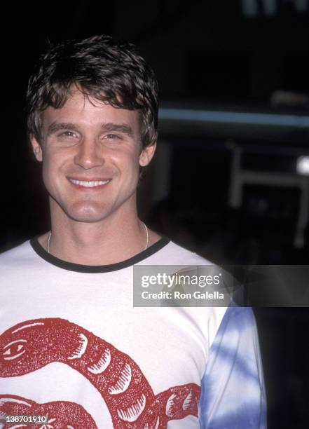 Actor Eddie McClintock attends the "We Were Soldiers" Westwood Premiere on February 25, 2002 at Mann Village Theatre in Westwood, California.