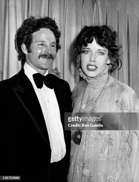 Actor Timothy Bottoms and actress Sylvia Kristel attend 36th Annual Golden Globe Awards on January 27, 1979 at the Beverly Hilton Hotel in Beverly...