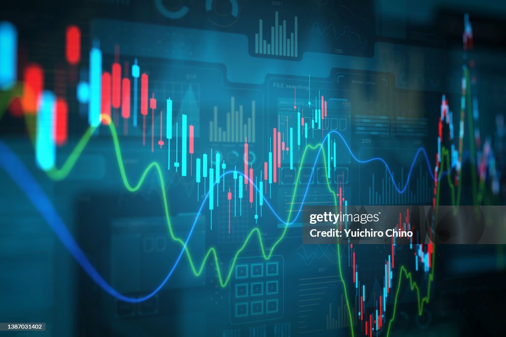Stock trading on data screen