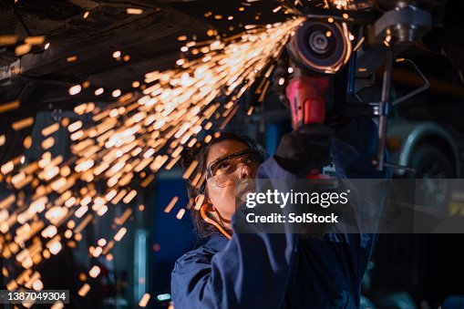 Sparks coming from a Grinder Sparks coming from a Grinder